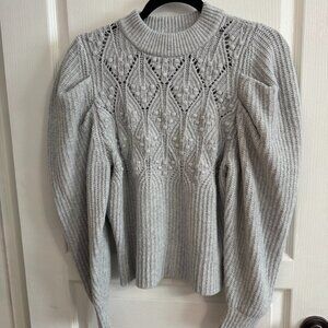 Target Grey Cable Knit Sweater – Cozy & Classic